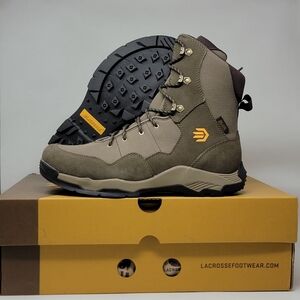 LaCrosse Ridgeback Mens Boot 8 Inch Brown Waterproof Durable Outdoor Size 13 New